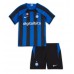 Cheap Inter Milan Home Football Kit Children 2022-23 Short Sleeve (+ pants)